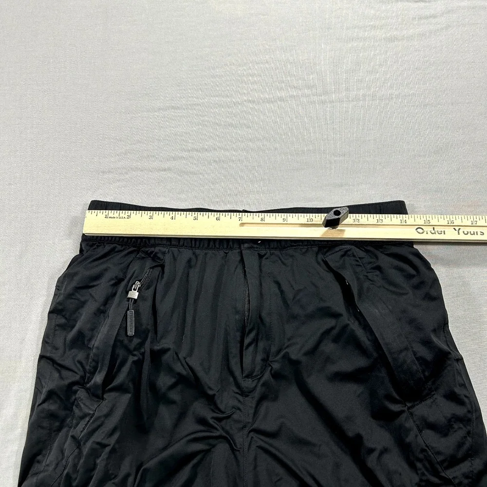 Adidas Golf Pants Mens Small Black Woven Simpson University Red Hawks‎